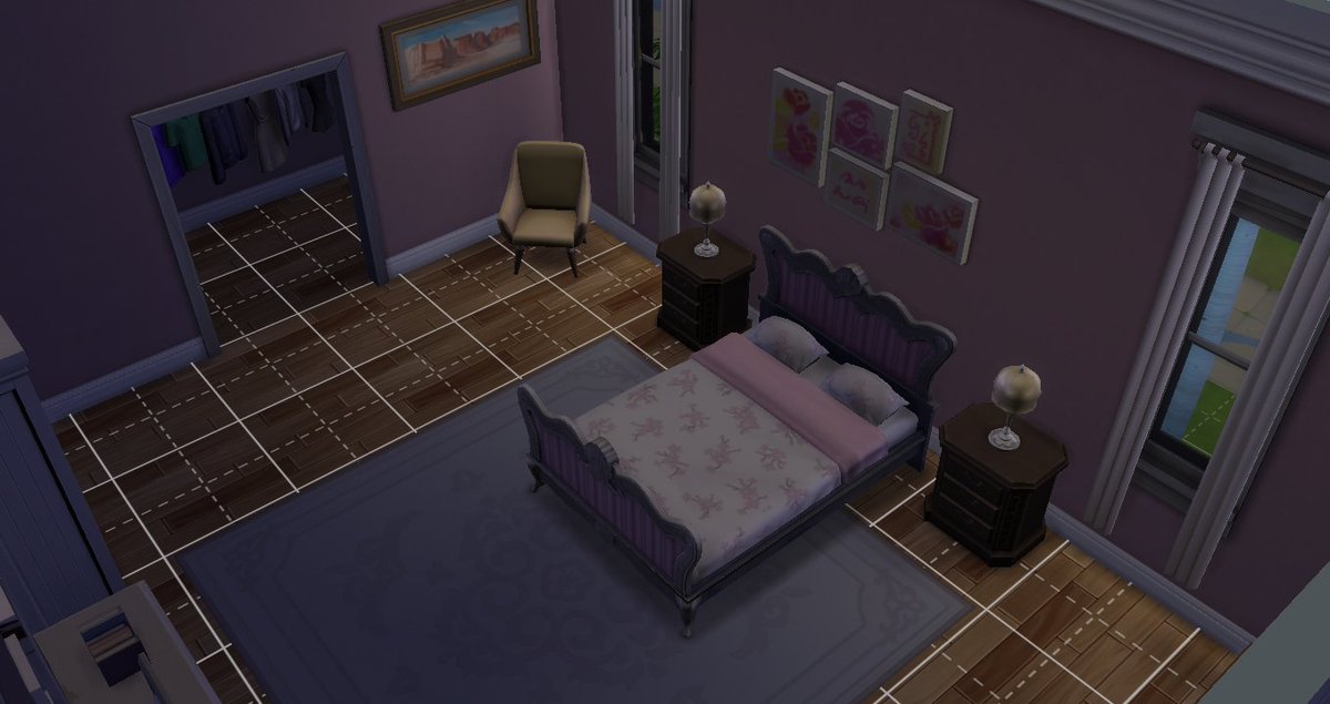 GeminiGingerYT's tweet image. My attempt at the craftsman bungalow for @spring_sims  August Build challenge.  #SpringBuilds