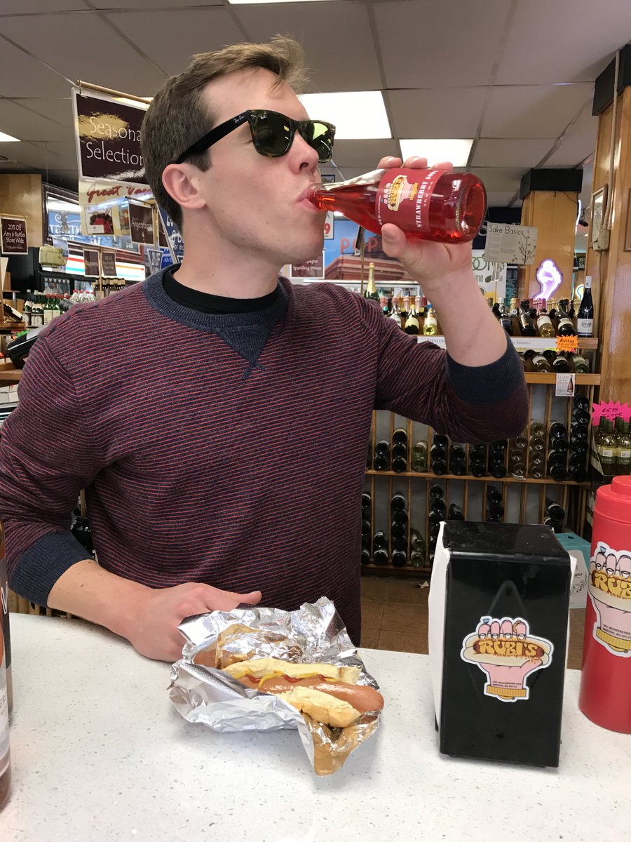 KayemBrand's tweet photo. @RubisHotDogs has all the necessities like #KayemFranks and Raspberry Lime Rickey's in one convenient location - a liquor store. https://t.co/w6wXz57DjZ