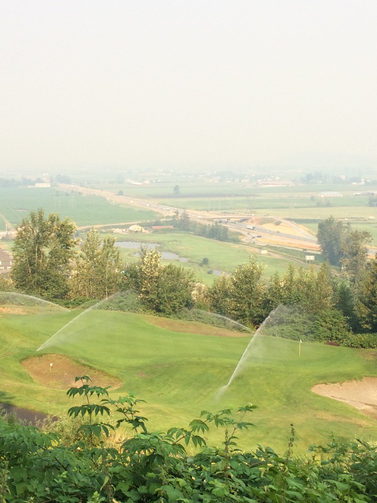 She's a wee bit smokey today