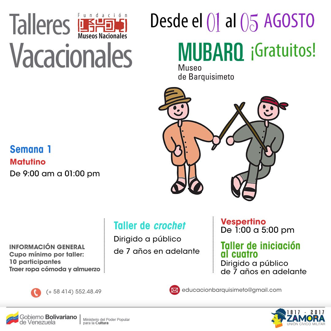 mbaccs's tweet photo. Vacacionales del Museo de Barquisimeto! https://t.co/9KF8wsWfKF