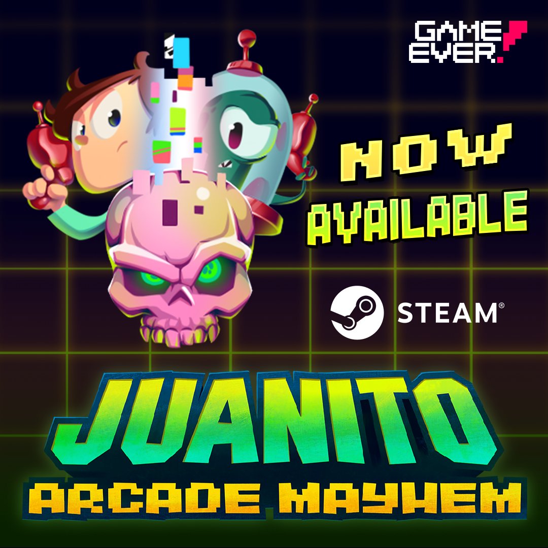 Juanito Arcade Mayhem, the ultimate arcade-hopping adventure, is now on Steam -  Save the videogames!

store.steampowered.com/app/617440/