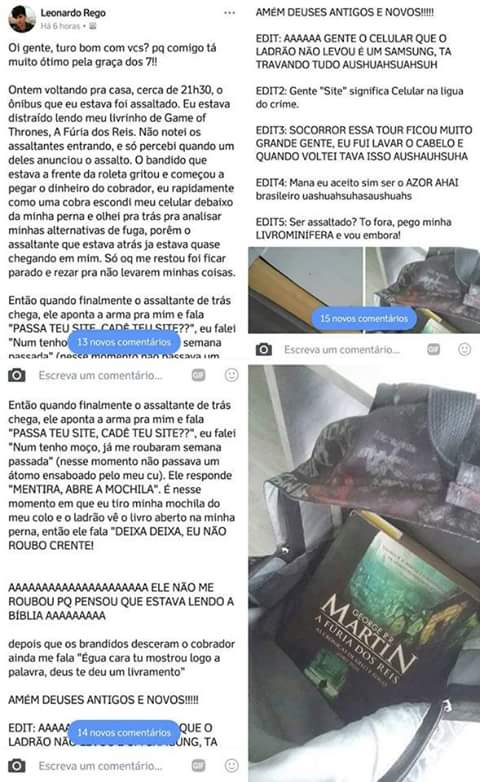 EdilaneMr's tweet photo. A única pessoa que George R. R. Martin salvou.
#GoTS7 https://t.co/giR1A2Tmd5