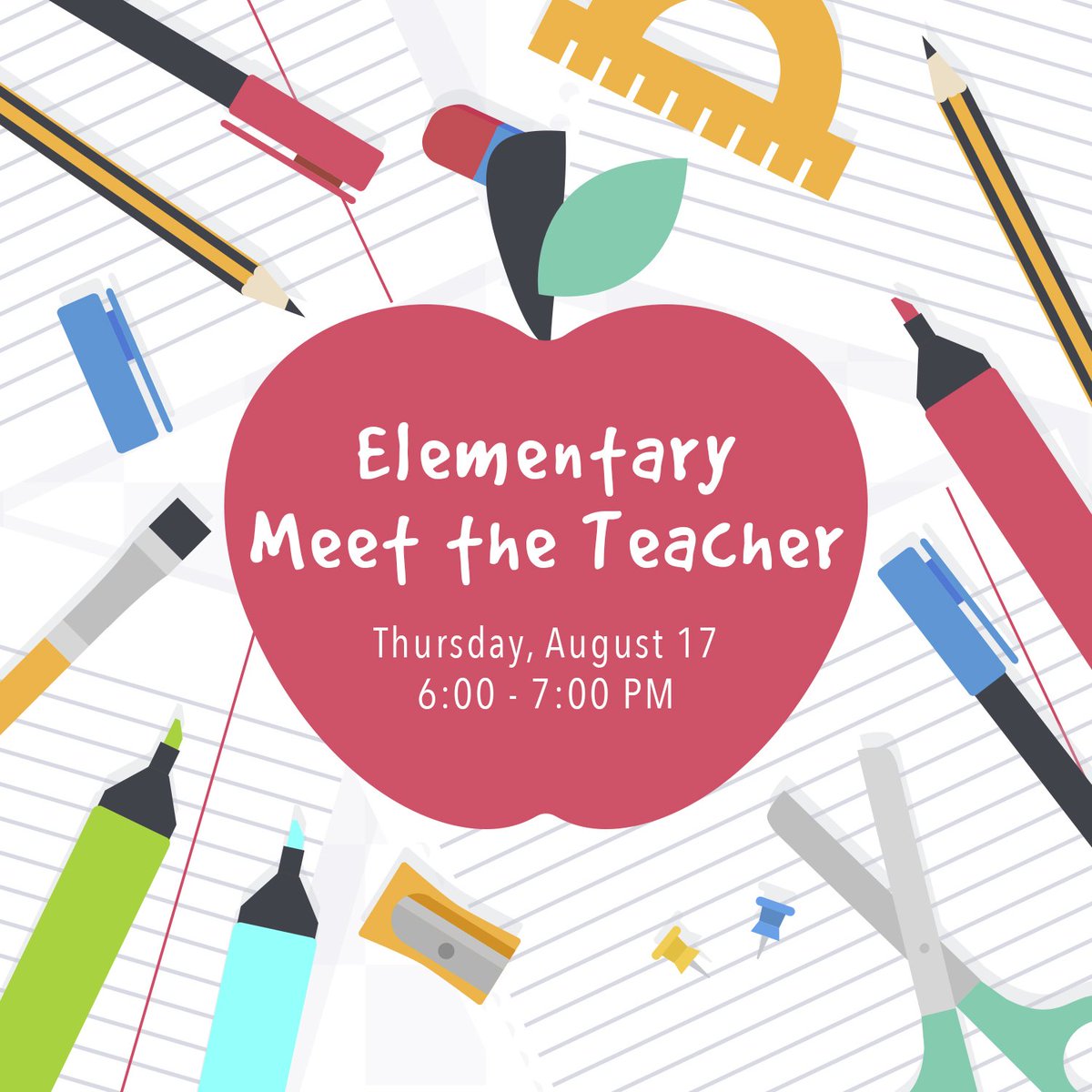 redoakisd's tweet photo. #ROISD teachers can't wait to meet you! Don't miss Elementary Meet the Teacher night happening on ALL elementary campuses. #WeAreRO https://t.co/EzAZZnnd4c