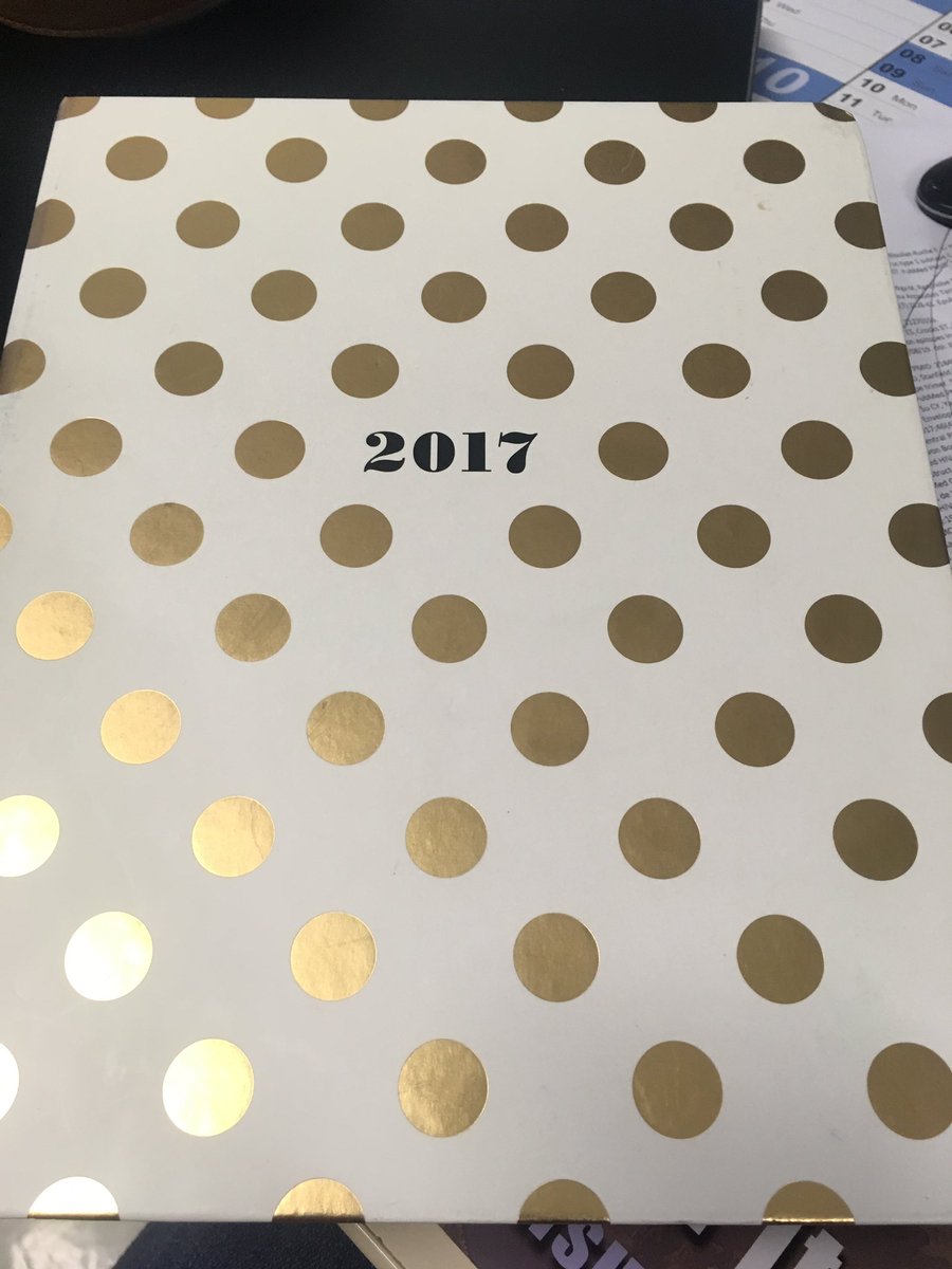 just_Thande's tweet photo. Love my diary! Each month comes with cute challenges...this month I'll put my phone down more #2017diary #KateSpade https://t.co/9iVsv6AtIY