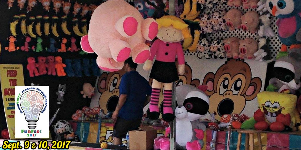 funfesthazleton's tweet image. Step right up and try your hand at the games you'll find at Funfest.