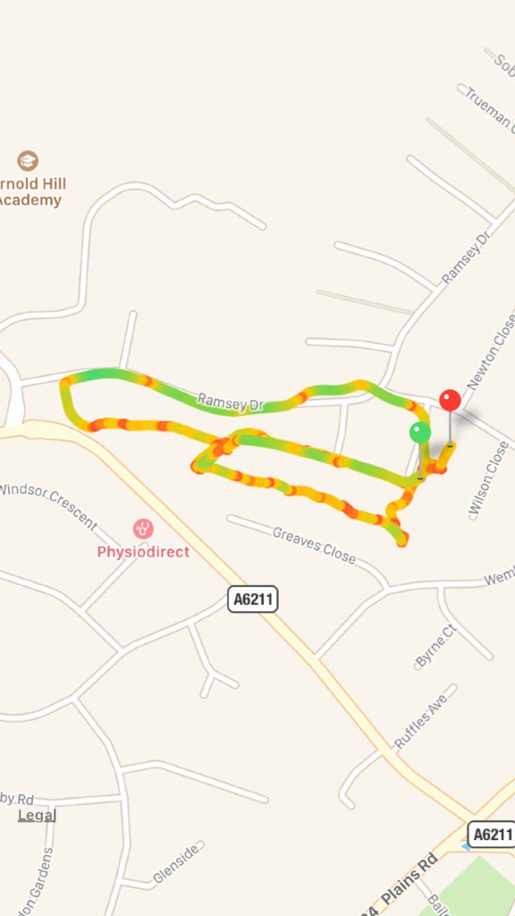 SimWilts's tweet photo. I walked outdoors for 1.46 KM with the Workout app on my #AppleWatch. X2 ๐ถ๐ถsmall dogs slow walks #boopingtime https://t.co/XI3ebR4J2q