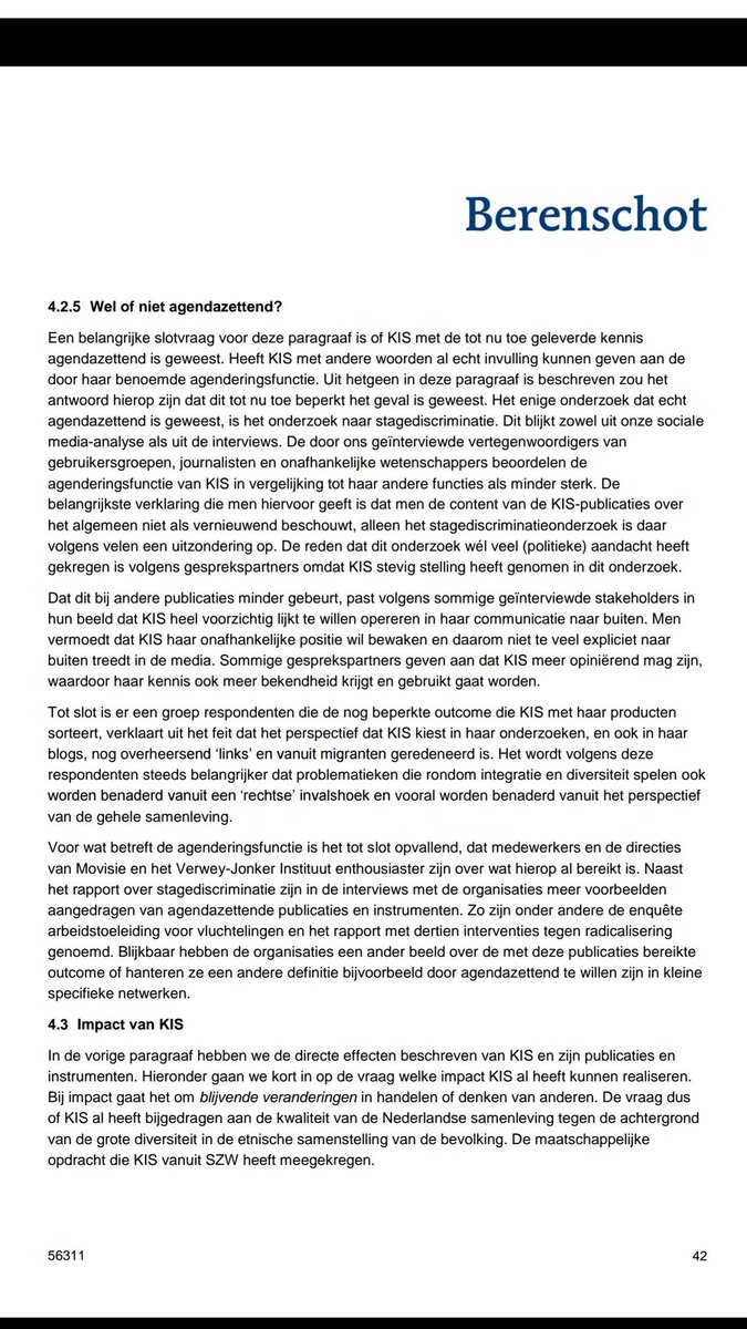SuzandeWinterKo's tweet photo. Bedankt voor het compliment, @Berenschot_nl. #stagediscriminatie #trotsoponsrapport #evaluatie #PlatformKIS https://t.co/gbi9fpAbw1 https://t.co/cHPOt8GzTf