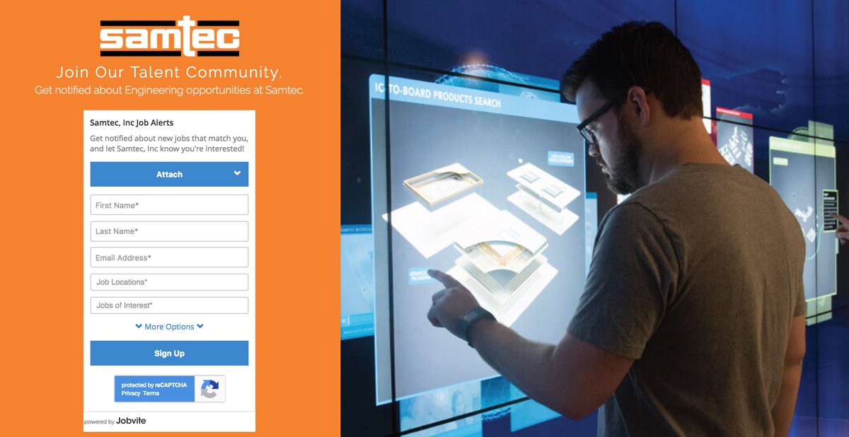 delososu1471's tweet photo. Another great #JobviteEngage #WebCampaign created by our friends @samtec https://t.co/Yo0liU0qjL https://t.co/2U2IjsrnYP