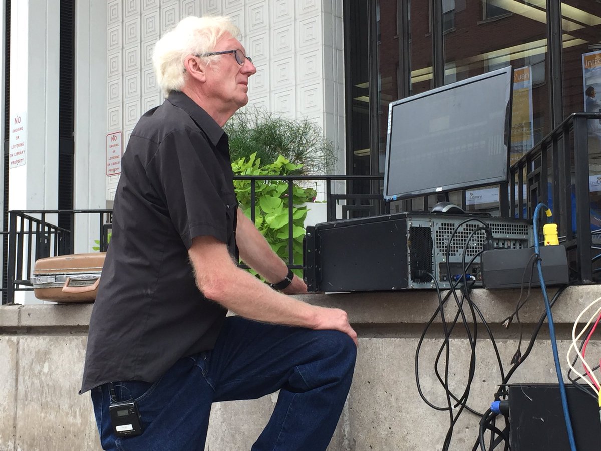 KWQCTerrace's tweet photo. Days after his home and his sound equipment were severely damamged by a fire, Butch Boss is still hard at work! His story tonight @kwqcnews https://t.co/PE6OvUnfZ8