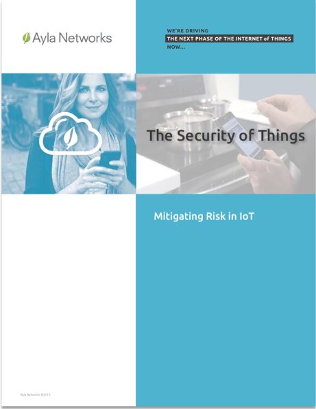 IotWhitepaper's tweet photo. White Paper: "The Security of Things: Mitigating Risk in IoT" https://t.co/xcRmSUiilE #IoTWhitepaper #IoTSecurity #IoT https://t.co/yLJDaEt8cl