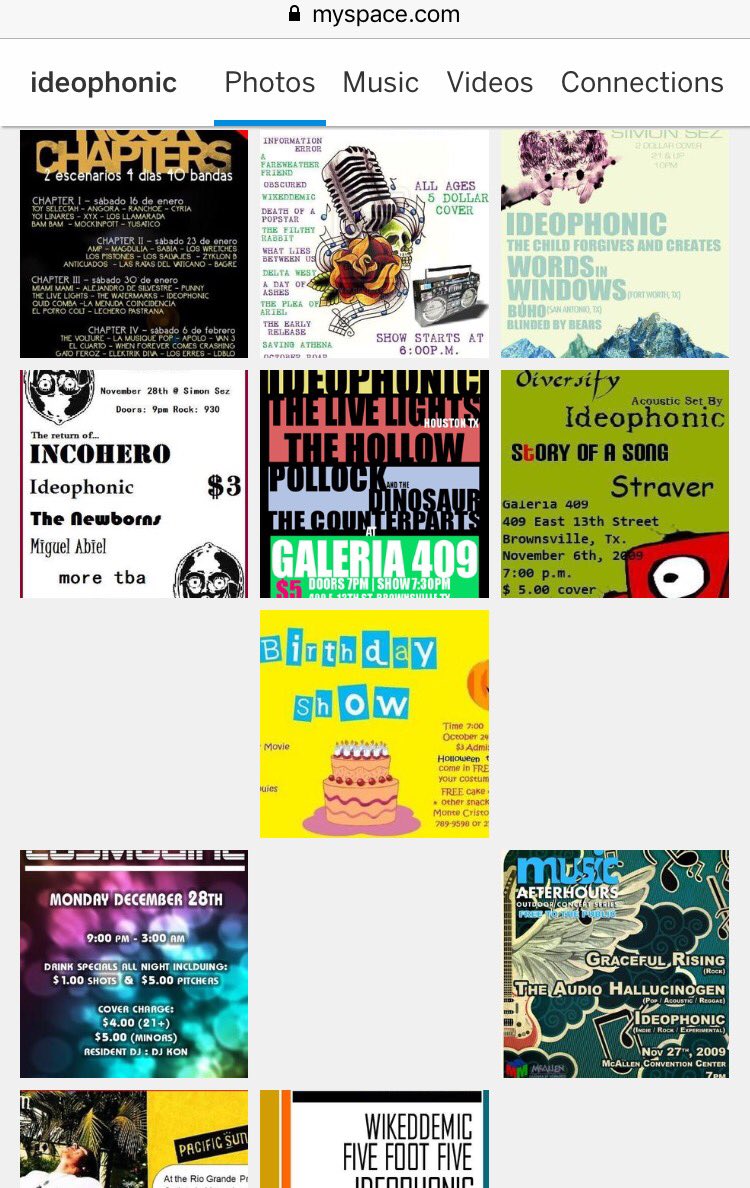 Since we started don't think we've ever been an "it" band. always just tried to write decent music that we liked.  Cheers to the next 10 yrs
