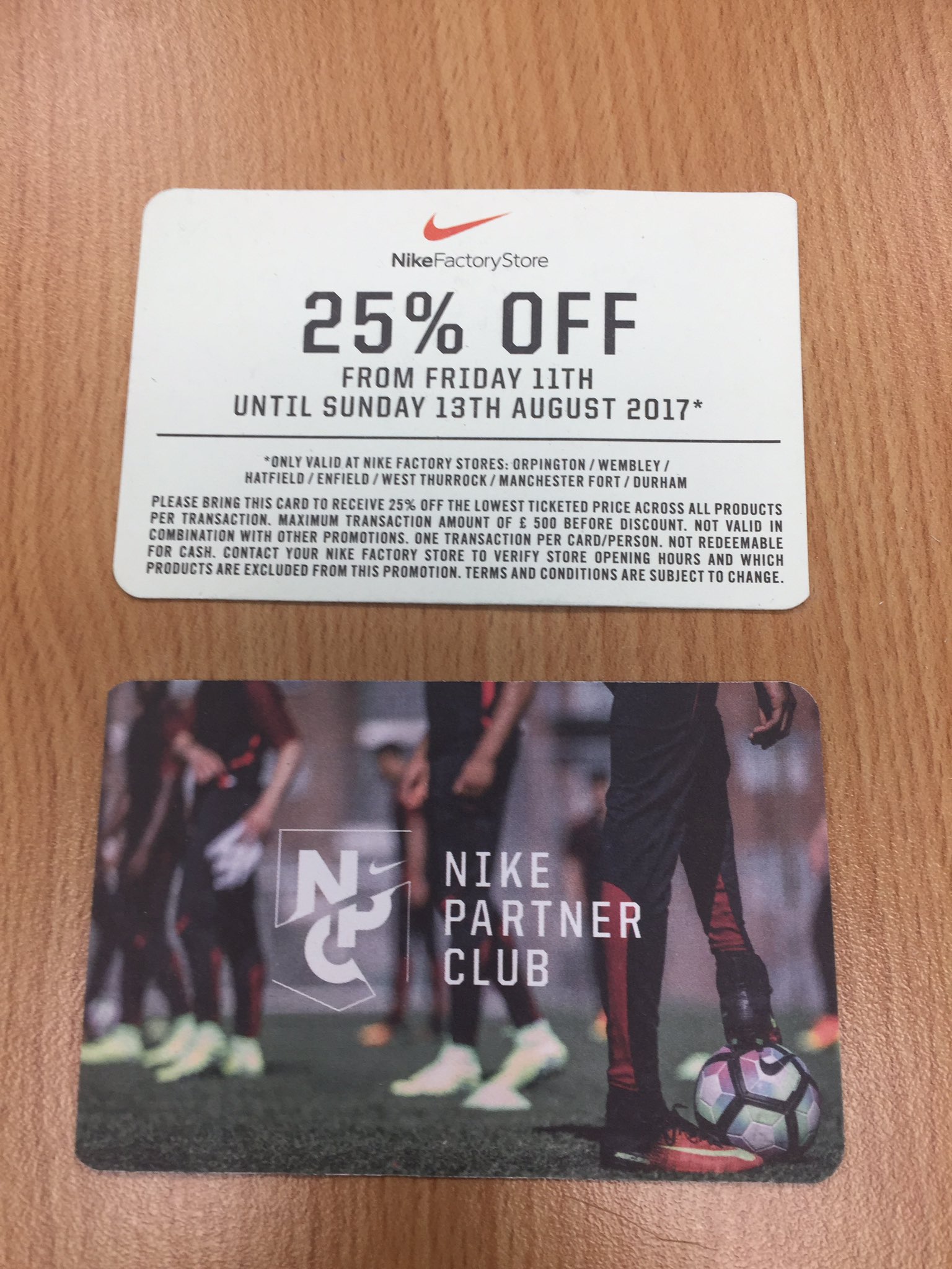 nike discount club
