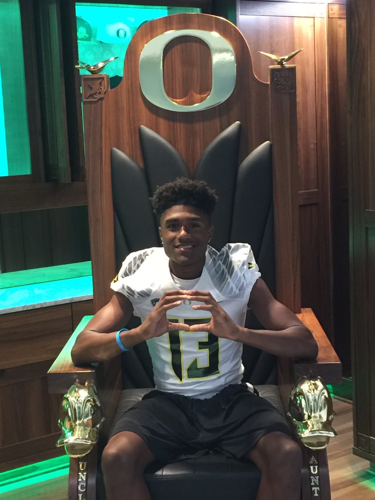 JHopkinsSD's tweet photo. 4-Star WR Isaah Crocker talks about #SNL17 at #Oregon - Fan Participation & Timeline ($) https://t.co/6vRgYxfa1T #TMPElite https://t.co/BqSNjjPth2