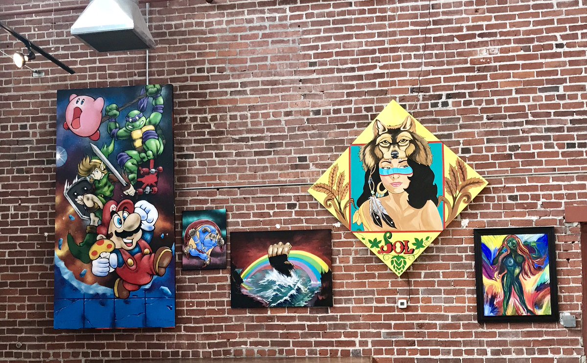 Sacramento365's tweet photo. Getting a sneak preview of the newest exhibit at @BEATNIK_STUDIOS featuring the @WideOpenWalls_ artists! Opens tomorrow. #wow916 https://t.co/DSBqIhhhFl