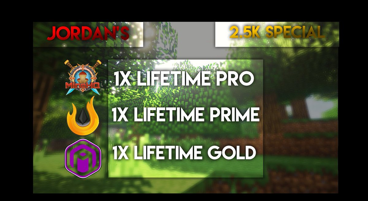 TheBroJordan's tweet image. Thank you guys for 2,500 Subscribers join my giveaway for a chance to win a rank!

bit.ly/2vkJH8G 

3 winners will be chosen in 10d