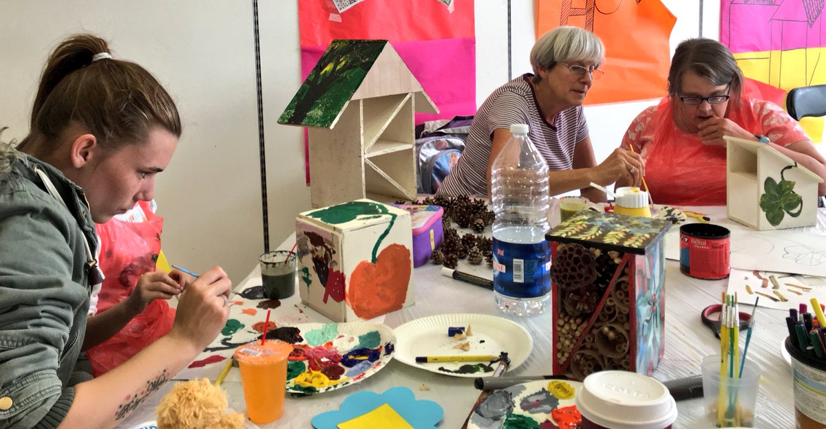 robynwoolston's tweet photo. @BigLotteryFund @birk_summerart And there's more :-) we're building #insecthotels #bugboxes in an #intergenerational #art project #opentoall @birk_summerart @BigLotteryFund https://t.co/RtPHYAOFON