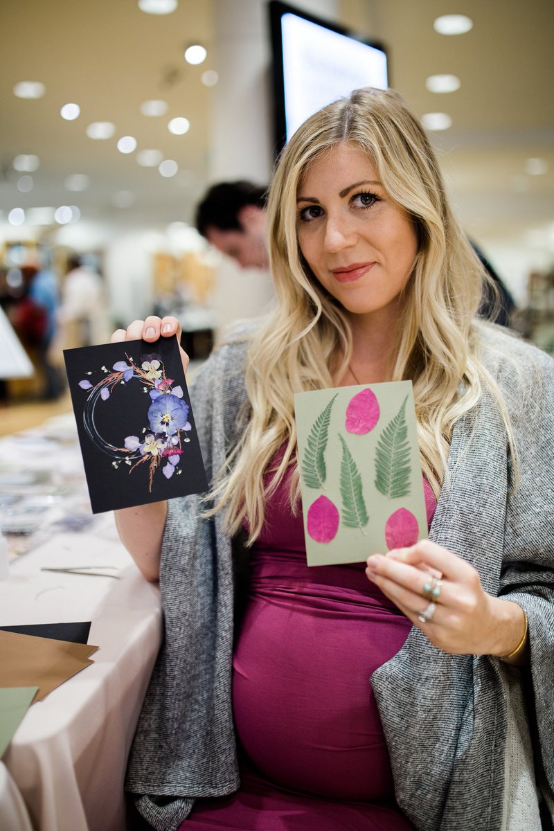 Have you ever made pressed botanical art? It's so fun! I'm recapping the <a href="/Macys/">Macy's</a> signature style event #ontheblog! #macysambassador #ad