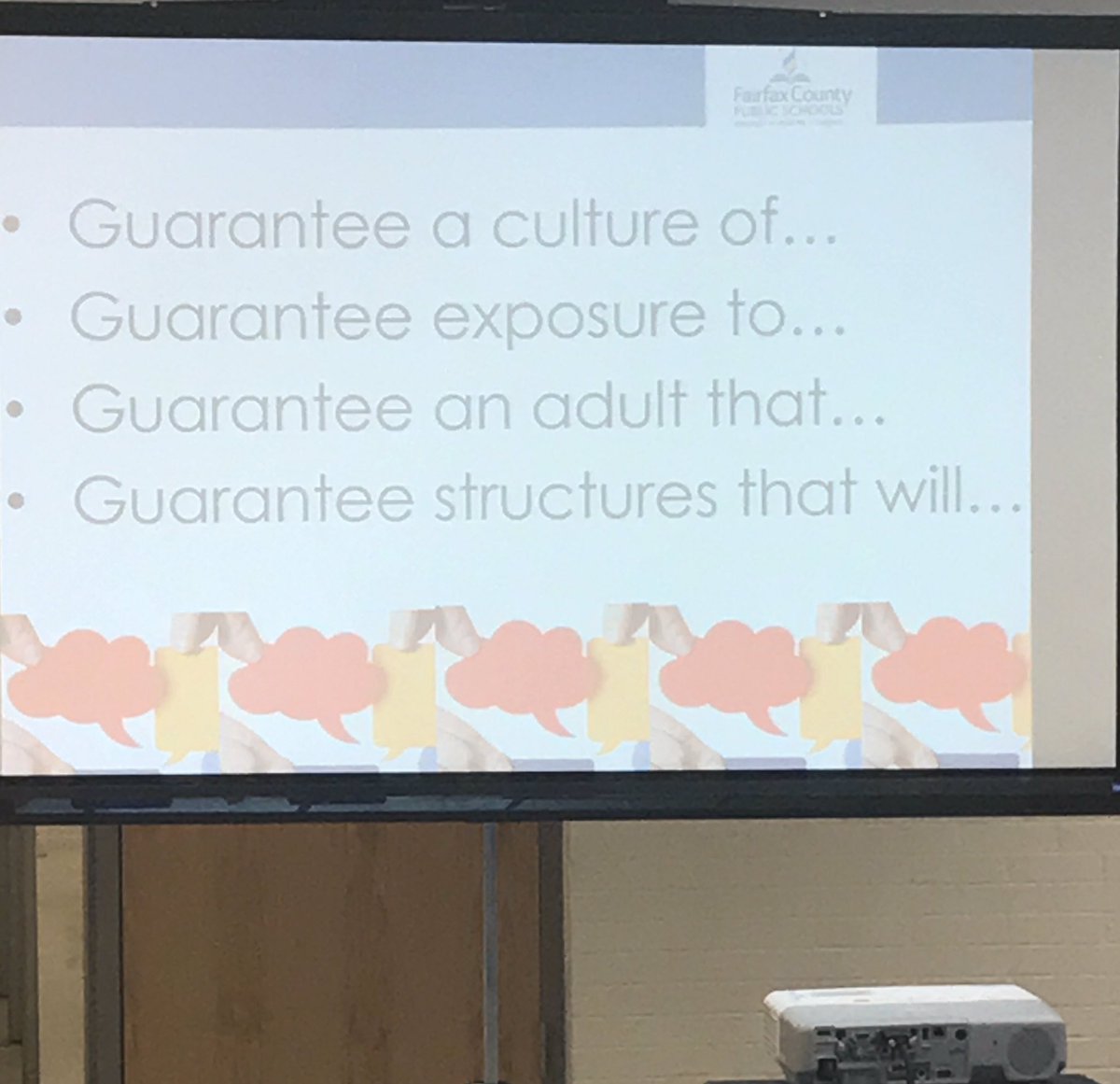 FCPSR3's tweet photo. Minding the Gaps dialogue with Nina Thomas and Neicy Harvey. Thank you for focusing us in on our guarantees for students! @TDade #R3rocks https://t.co/D3JmNOc5bt