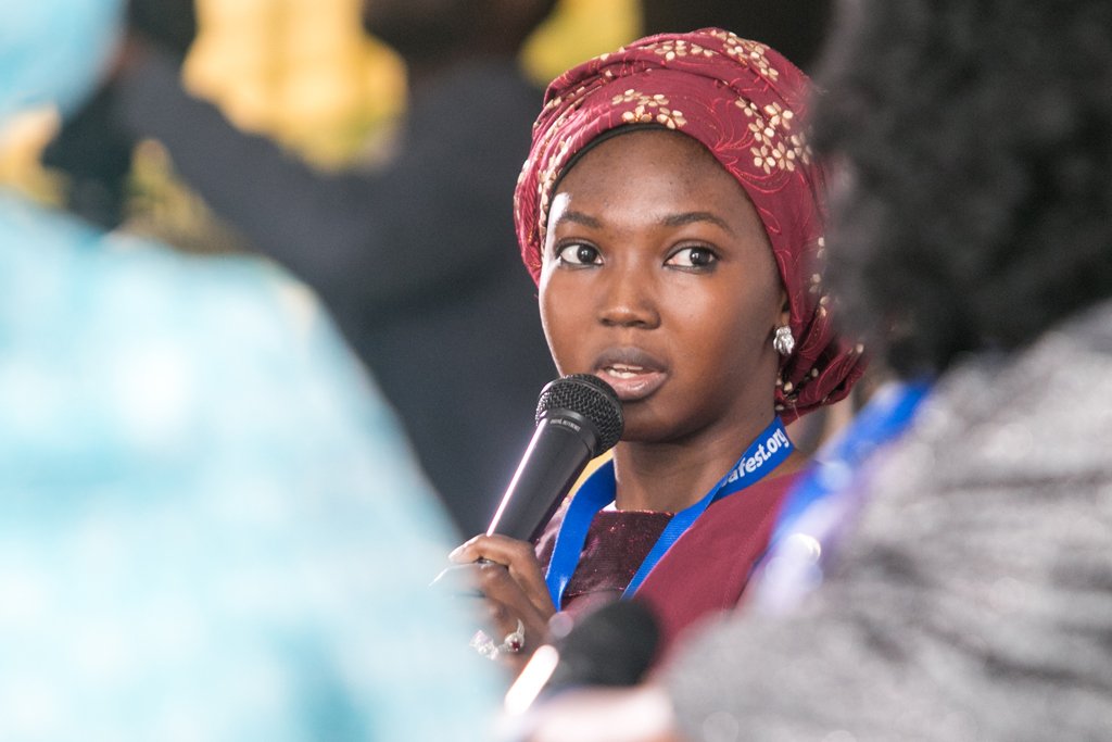 ssscfoundation's tweet photo. @Saamira_S @KabaFest @blf_fragrances @Maaryam_Ado @northernlifeng @Yadomah @BryteDude @AbusidiquBlog @Ozo1Naija @dr_khalidz As a guest at #KabaFest17, @Saamira_S was on a panel that discussed on  the theme: "Women Overcoming Barriers". It was moderated by @temite https://t.co/1fogHJkCee