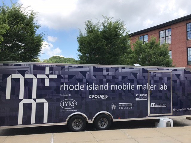 Polaris_mep's tweet photo. Checking out the #RhodeIsland #MobileMakerLab - #makeitinRI - #innovation #advancedmanufacturing https://t.co/wpShqfXxZj