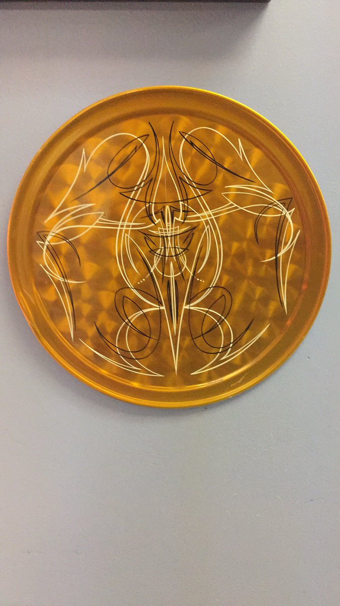 TopHatTattoo's tweet image. Off to work some cool hooked up #pinstriped #pizza trays #1 time to get backnon that grind