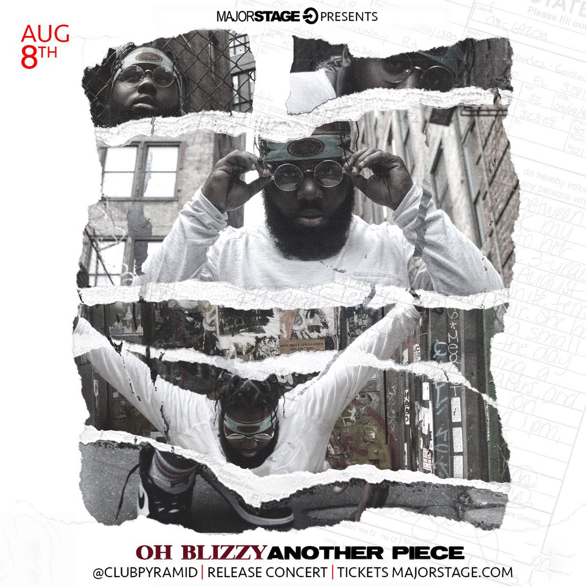 MajorStageMusic's tweet photo. Next week 8/8 @oh_blizzy Live + more #AnotherPiece #NYC
Tix at https://t.co/yKr4JKvFQQ https://t.co/CeI6vGqlKK