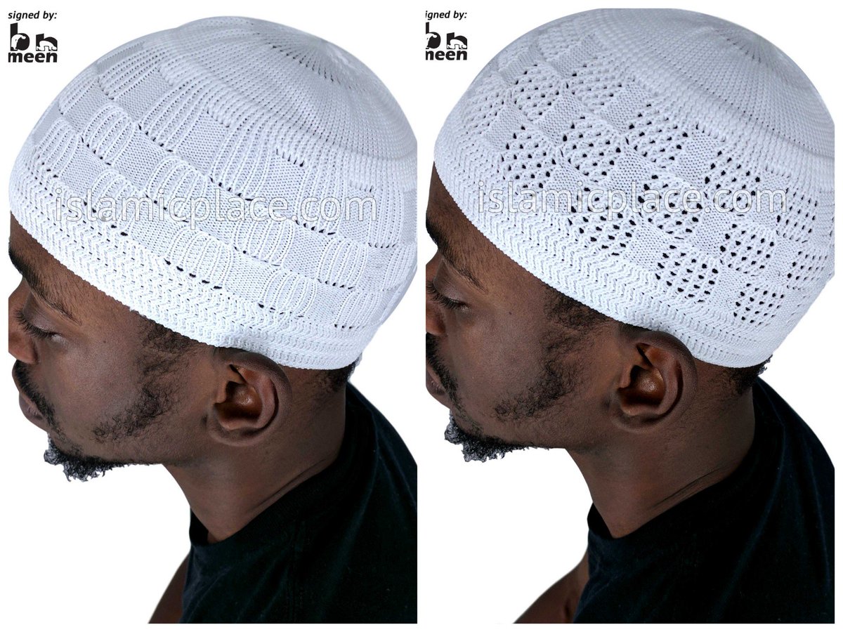 theislamicplace's tweet photo. #NewArrival Elastic Knitted Kufis https://t.co/JqpodhjJyg
#white #Kufi #muslim #prayercap #prayer #salat #salah #IslamicPlace #IbnAmeen https://t.co/pU57kHbUi3
