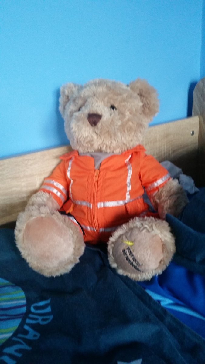 AAlexander_1892's tweet photo. @Helimed54 My son's #hemsbear is always on standby ready for a call out ๐ #TopTeddy #TopService #SupportOurAirAmbulanceServices #NeverKnowWhenNeeded https://t.co/QjpH2ad7fh