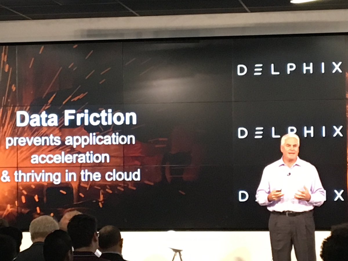 Delphix's tweet photo. Data needs to be portable, available and secure, says @Cook84Cook. Its time to #LiberateData https://t.co/kRyKtm59sf