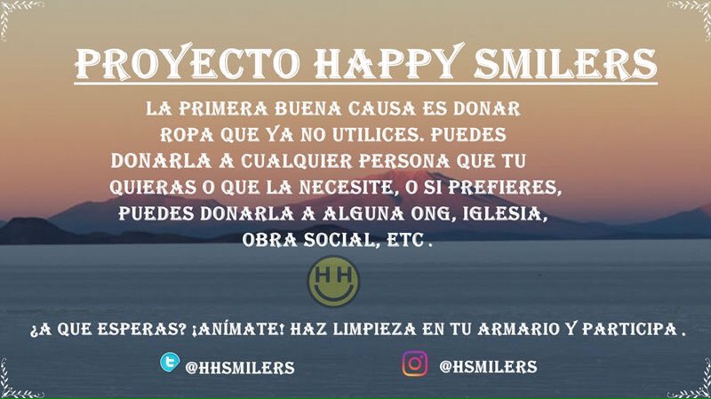 HHSmilers tweet picture