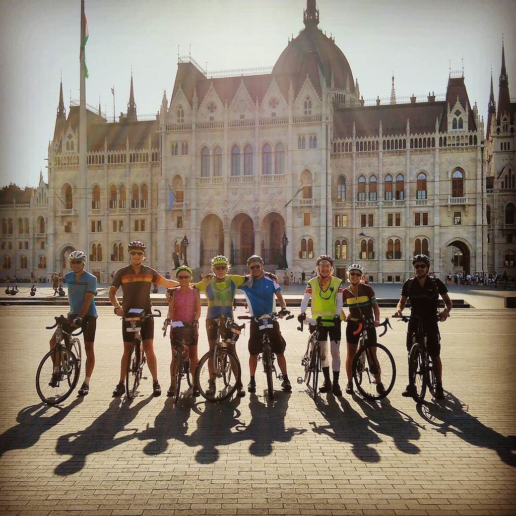 tdacycling's tweet photo. On this nice, sunny and (very) hot day #tdaorientexpress bicycle tour arrived to the city of #Budapest
#thisisadventure #postcardsfromthew… https://t.co/4DeRHZ97as