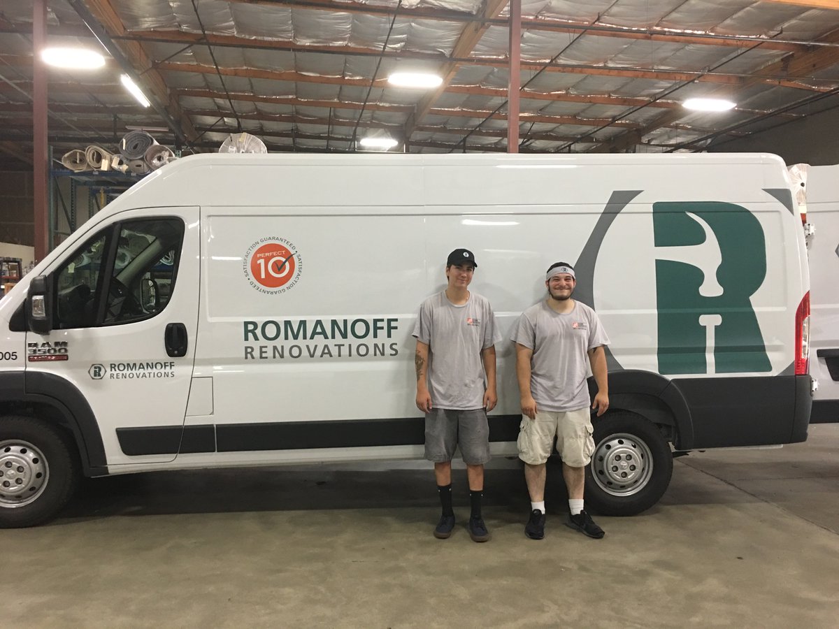 justinraywarren's tweet photo. Adrian and Matthew got to see the new van in Everett. More training through Vision and they will get one to! #Romanoffwest https://t.co/KtANhxpdgb