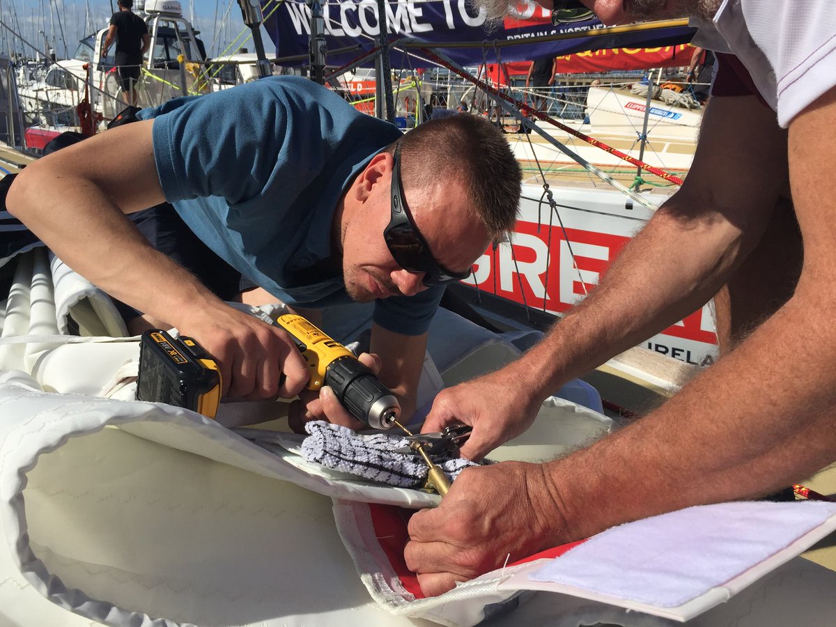 PSPclipper1718's tweet photo. Prep week is in full swing down in Gosport! #TeamPSPLogistics #ClipperRace #cleansailing https://t.co/RPo0dN2PwO