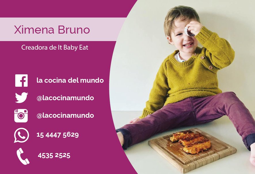 Este Sábado recibimos a Ximena Bruno, creadora y directora de <a href="/itbabyeat/">It Baby Eat</a>!!!!
De 21 a 00 hs. #gastronomía en <a href="/ElMundoAM1070/">Radio_El_Mundo_AM1070</a>!!!