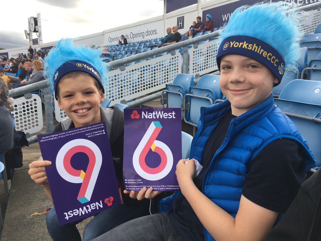 Mjboffy's tweet photo. Jonny &amp; Oli loving the T20 #YourYorkshire https://t.co/yWun21AAHJ