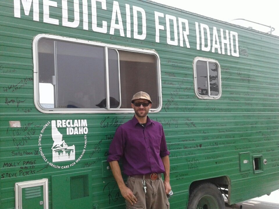 Crafted4Idaho's tweet photo. @SenatorRisch, @MikeCrapo. I'm out in the community W/ @reclaimID speaking with Idahoans about #HealthCare. What are you up to? https://t.co/GCIi4Zyg6A