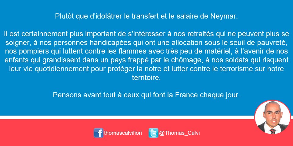 Thomas_Calvi's tweet photo. Pendant que les #medias parlent du #Transfert de @neymarjr au #PSG voici ce qui se passe dans notre pays. #dlf06 https://t.co/Ns6RbFNFHx