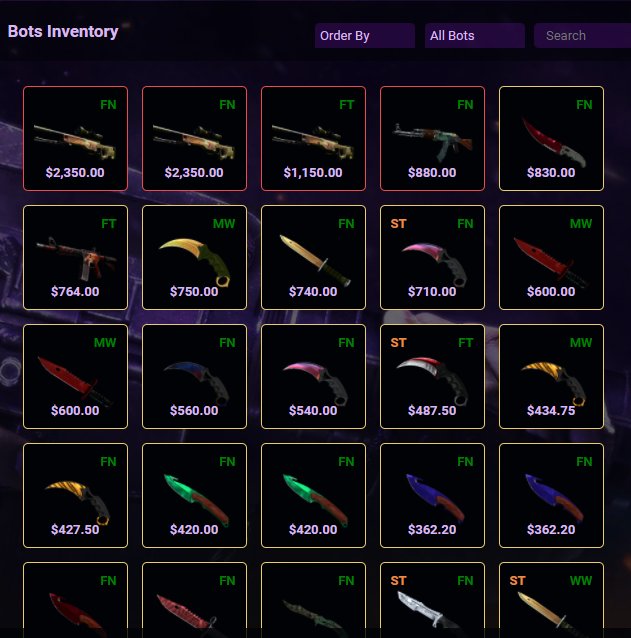 csgotradegg's tweet image. 🐲 Dragon lore 🐲
🐉 Fire Serpent 🐉
     🐺Howl 🐺

Check csgotrade.gg if you want any of those skins the stock its 🔥