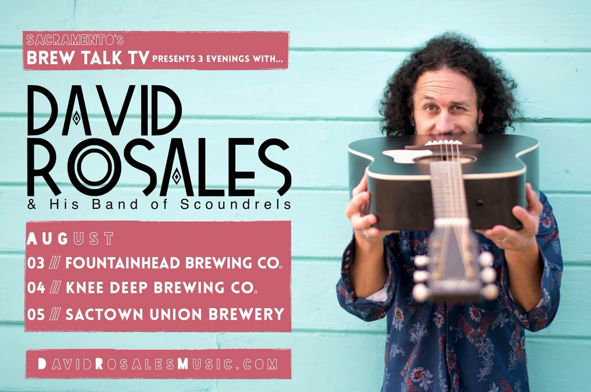 Will B steaming live performance <a href="/DRosales/">David Rosales</a> 2nite 6pm <a href="/SacFountainhead/">Fountainhead Brewing</a> on our FB page #brewtalktv check it out #craftbeer and #countrymusic