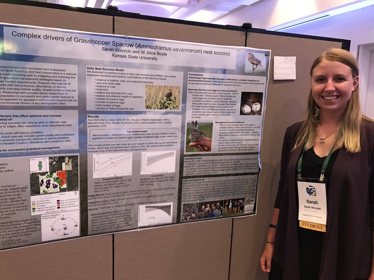 KSPrairieChick's tweet photo. Look who I found! Konza researchers are the best! @skwinnicki @birdfiddler #AOSCOS17 https://t.co/ZRQ7RiMAb6