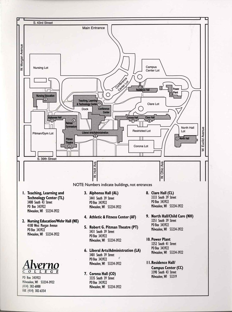 AlvernoArchives's tweet photo. Where are the athletic fields? Check out Alverno’s map from 2004. #AlvernoMap #OnceUponAlverno https://t.co/vhhVL2wz7m