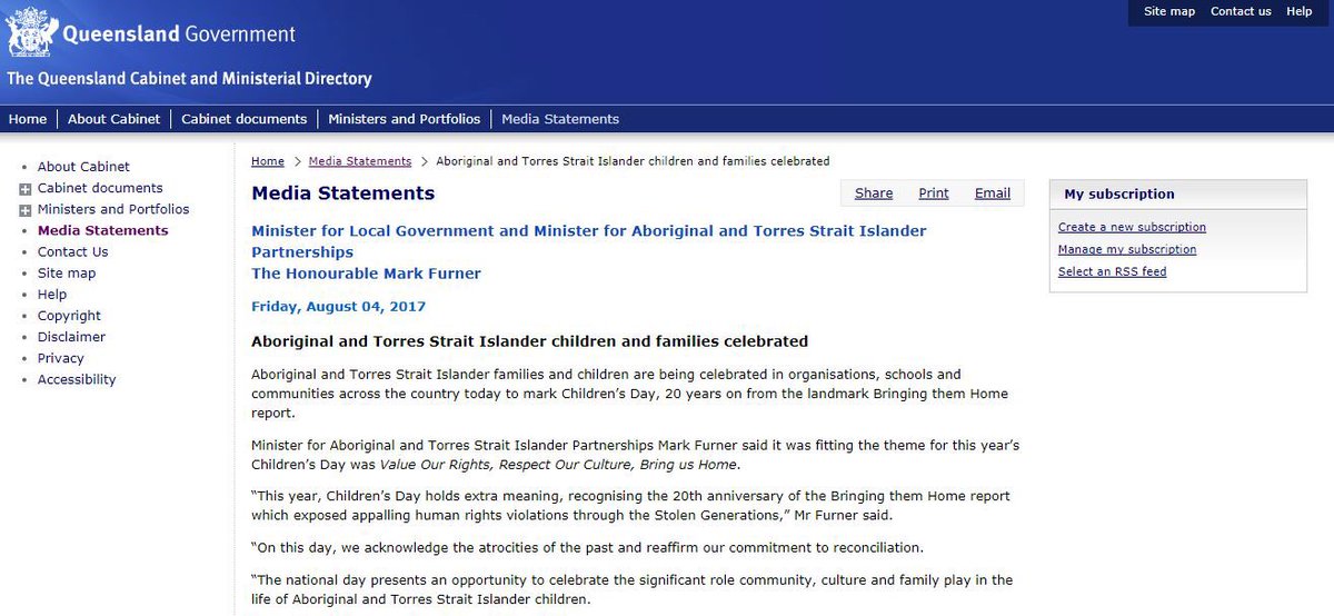 RecQueensland's tweet photo. Aboriginal & Torres Strait Islander families & children celebrated to mark #ChildrensDay in #BTH20 anniversary year, says @MarkFurnerMP https://t.co/Pu2vgRfvag