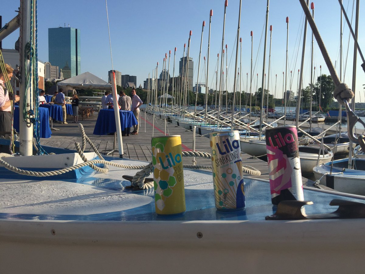 SailCBI's tweet photo. Having a great time at our Dock Party thanks to @LilaWines 😎#CrackOpenSummer https://t.co/klwB9ohmsB