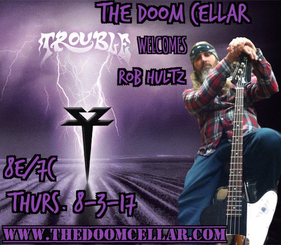 troublemetal's tweet photo. ¥ minus 30 mins until our #bassmonster Rob Hultz is LIVE on #TheDoomCellar talking about our 08/12 @BRAUERHOUSE gig, writing a new record + https://t.co/Wx72HywDN0