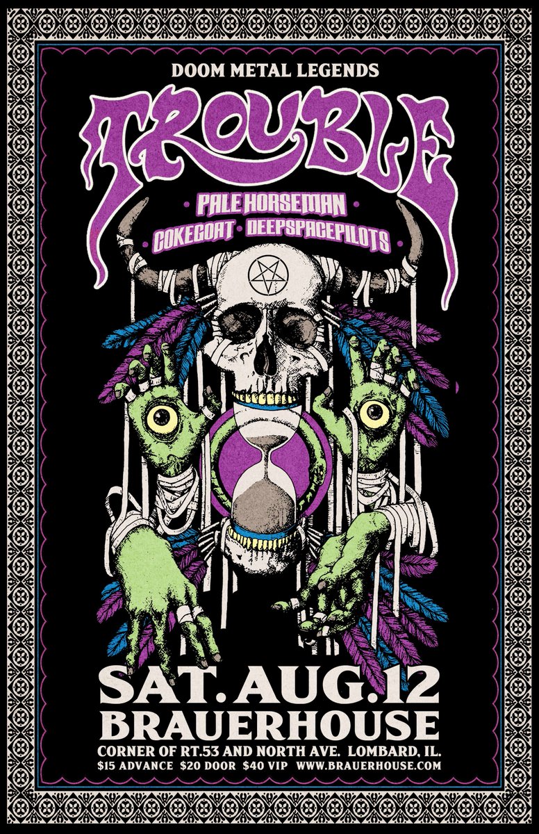 troublemetal's tweet photo. ¥ minus 30 mins until our #bassmonster Rob Hultz is LIVE on #TheDoomCellar talking about our 08/12 @BRAUERHOUSE gig, writing a new record + https://t.co/Wx72HywDN0