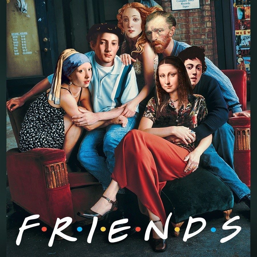 mktvirtual's tweet photo. As definições de squad foram atualizadas em óleo sobre tela. 😉  Via @dancretu. #friends #artsy #digitalart https://t.co/vAWE9jKwg6
