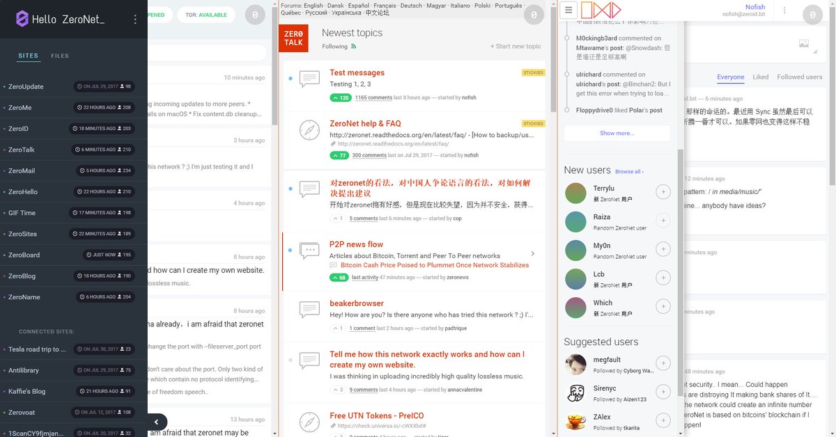 Thanks to stbinan's patches now we have mobile friendly, responsive ZeroHello, ZeroMe and ZeroTalk!