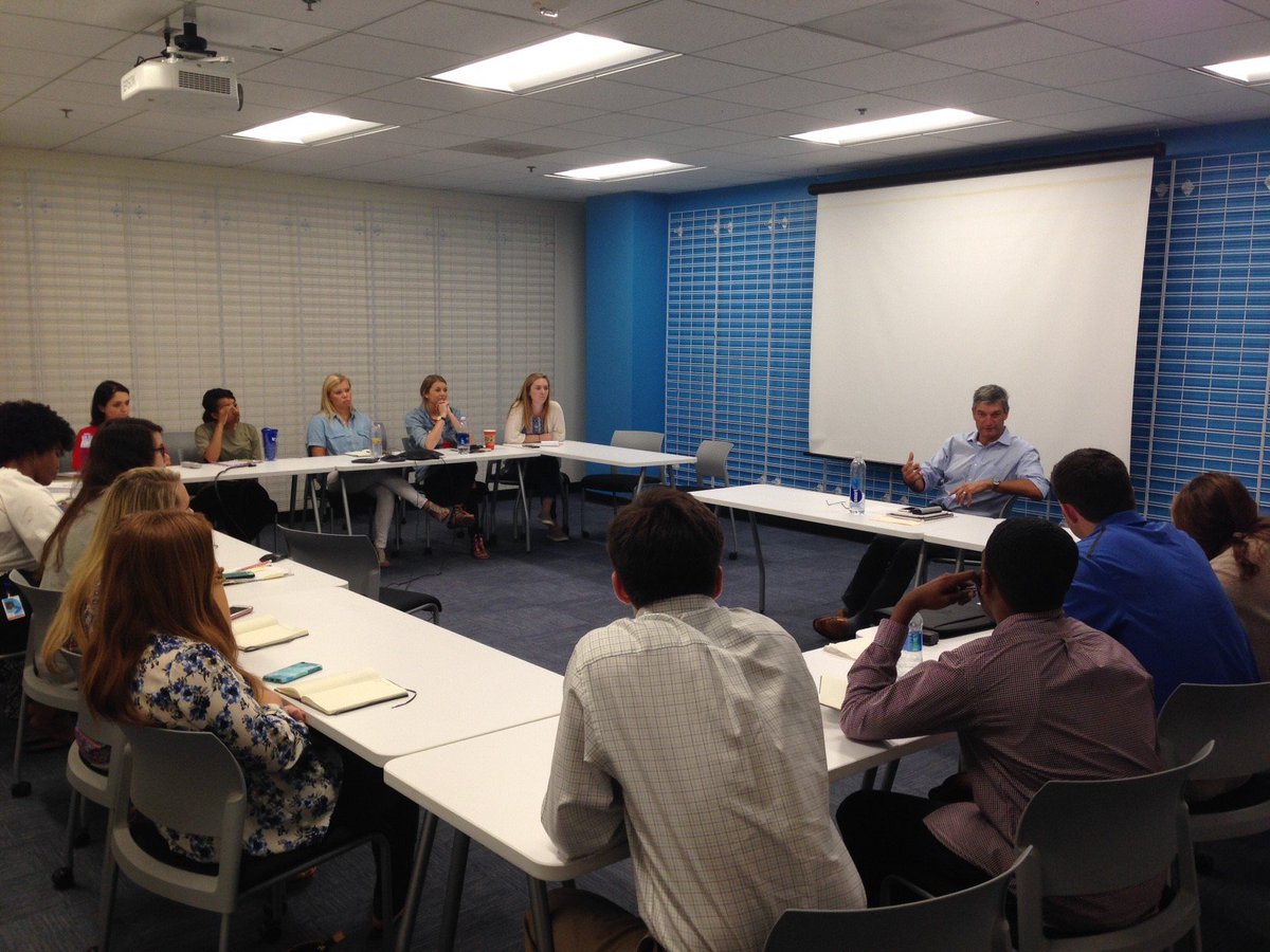 Our corporate interns learning about retail planning from the best! #belk