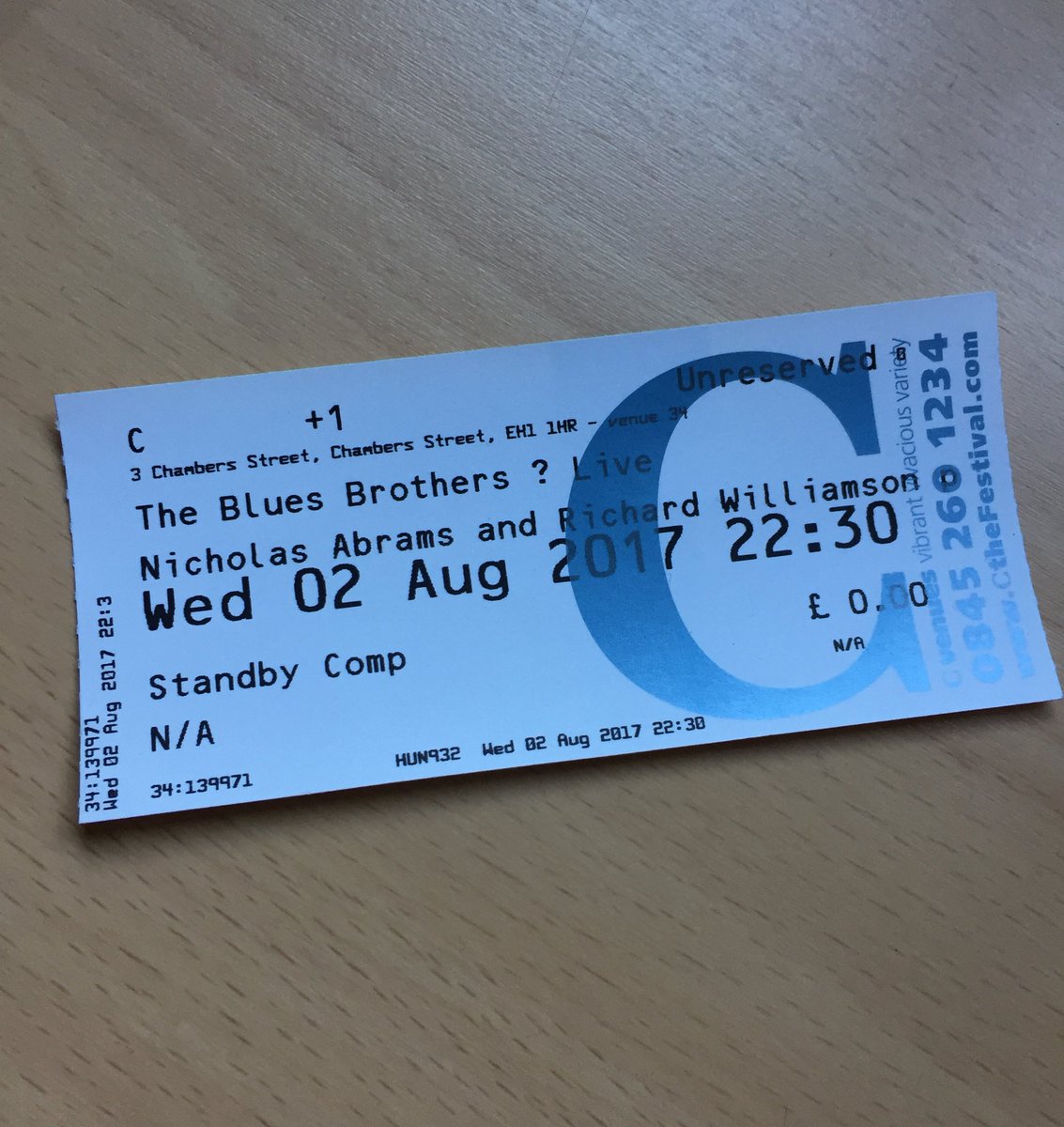 OTPProductions's tweet image. AN AMAZING NIGHT OF ENTERTAINMENT YESTERDAY! The Blues Brothers blews us away! @bluesbroslive @edfringe #EdFringe17 @Cvenues