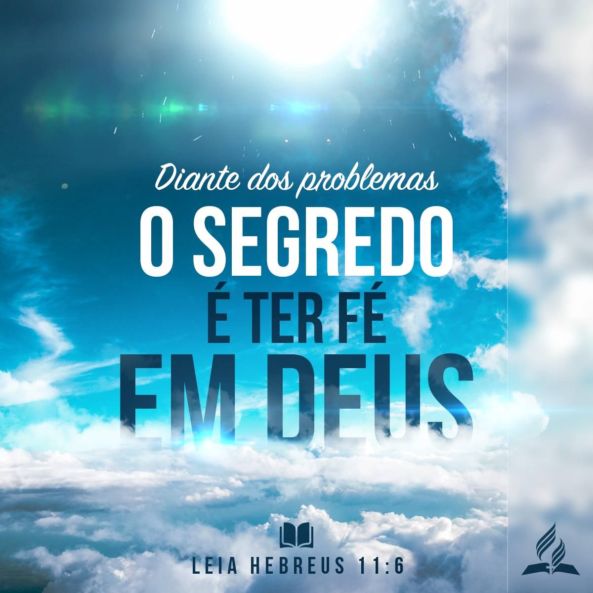 Adventistas Brasil on Twitter: "A quem você recorre diante dos problemas? A  fé em Deus te fortalece e te torna um vencedor. Confie!… "